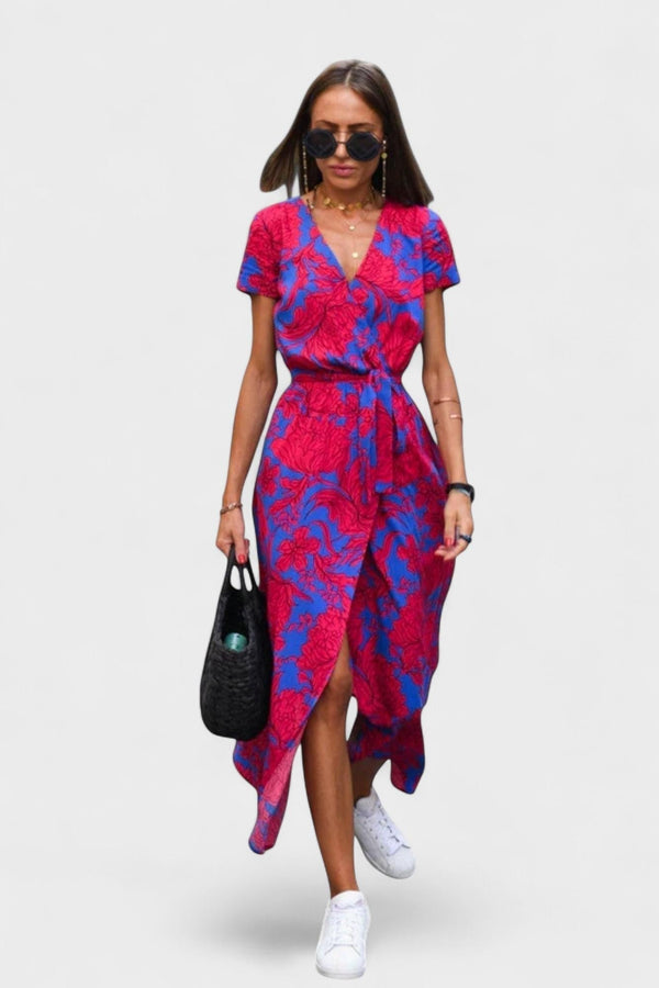 Beatriz | Vestido Elegante Estampado Verão