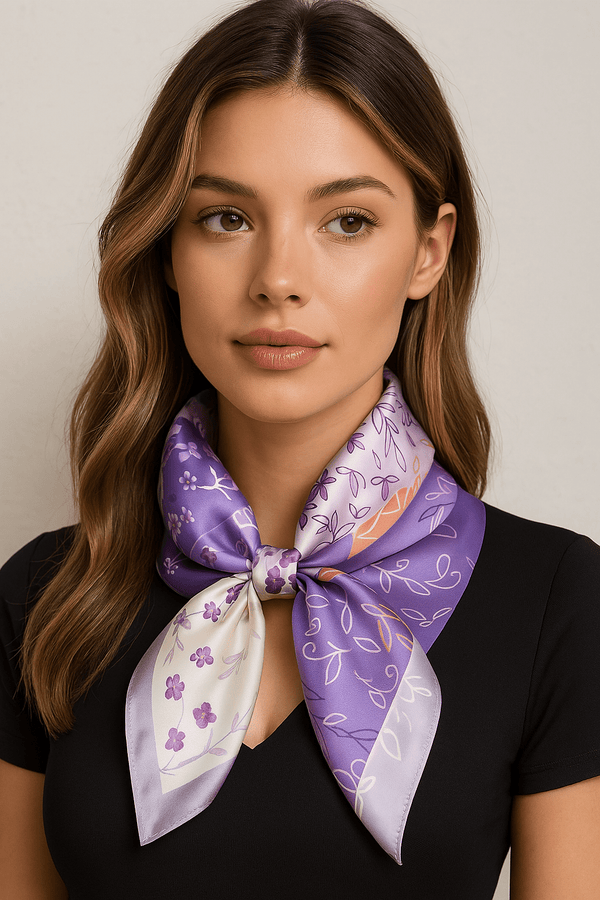 Johanne | Xale de Seda Violetta