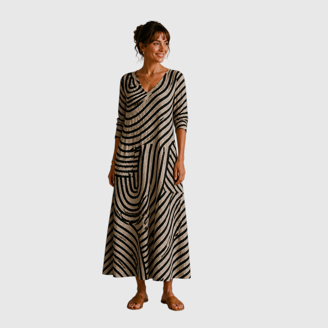 Grace - Vestido Atemporal que Oculta a Barriga