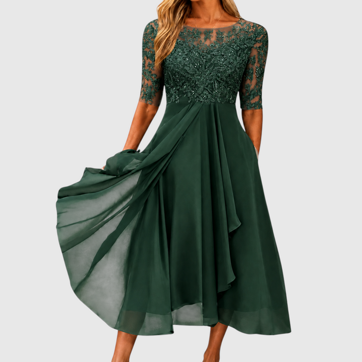 Maria - Vestido Elegante para Ocasiões Especiais