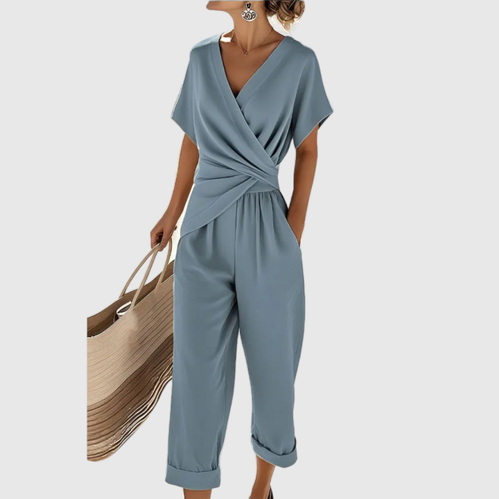 Cláudia - Conjunto Feminino Elegante de Duas Peças