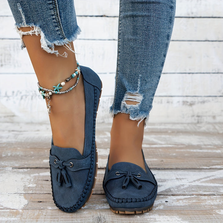 Nadine - Mocassins Clássicos com Detalhe de Franja