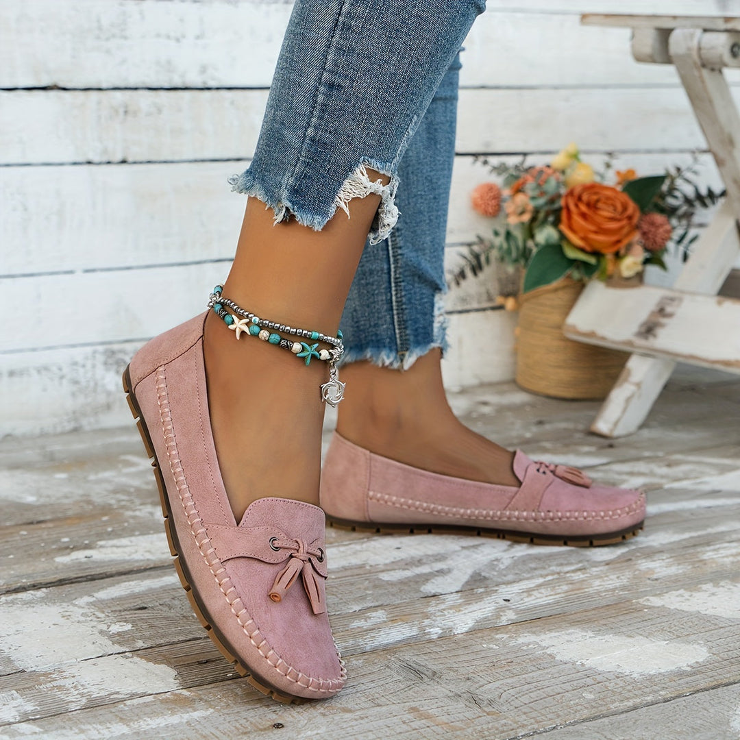 Nadine - Mocassins Clássicos com Detalhe de Franja