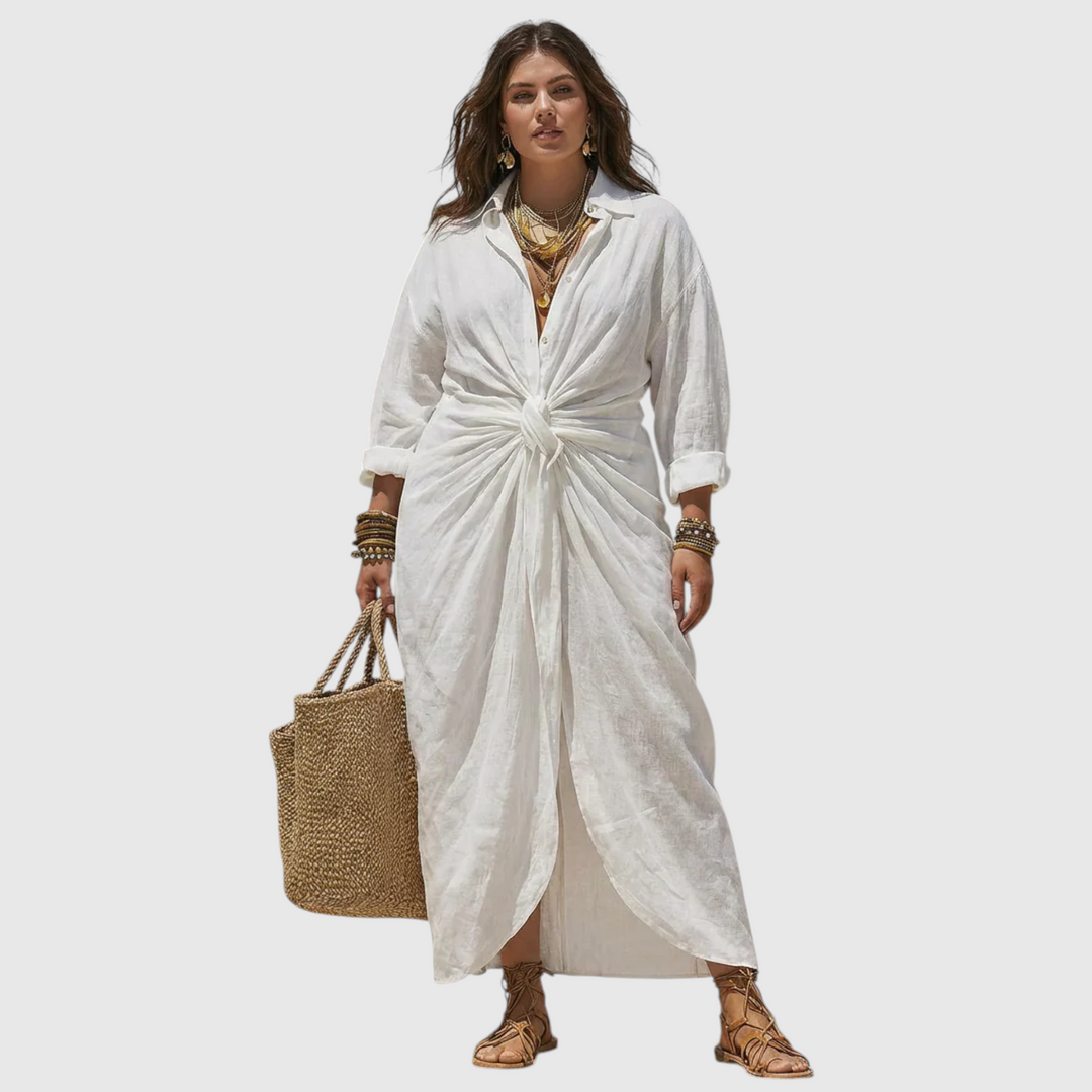 Sofia - Vestido Longo com Laço