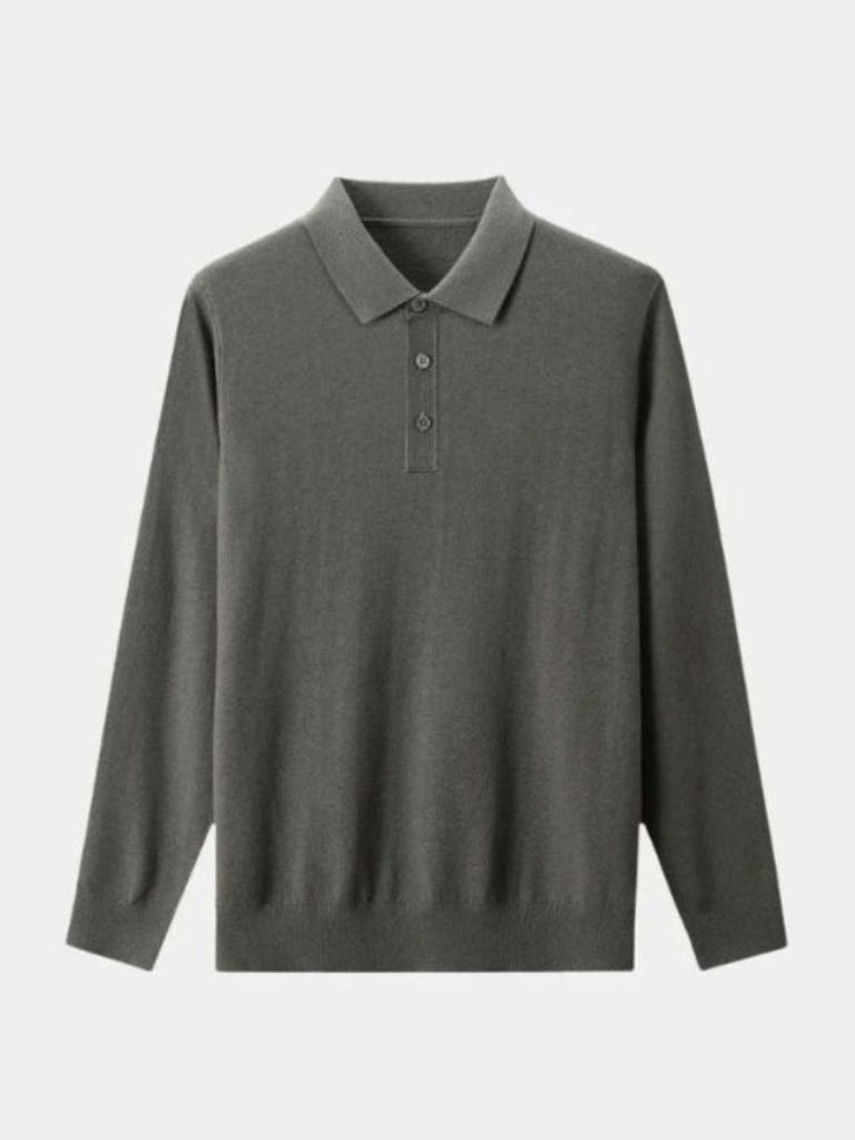 Adrian™ | Pullover de Lã com Botões