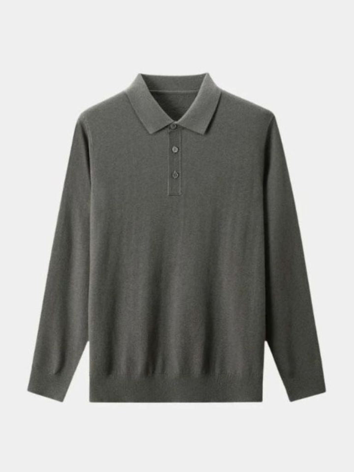 Adrian™ | Pullover de Lã com Botões