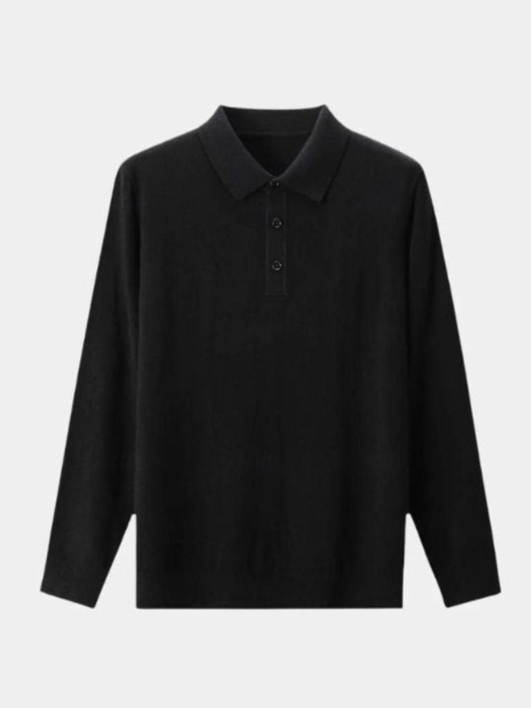 Adrian™ | Pullover de Lã com Botões