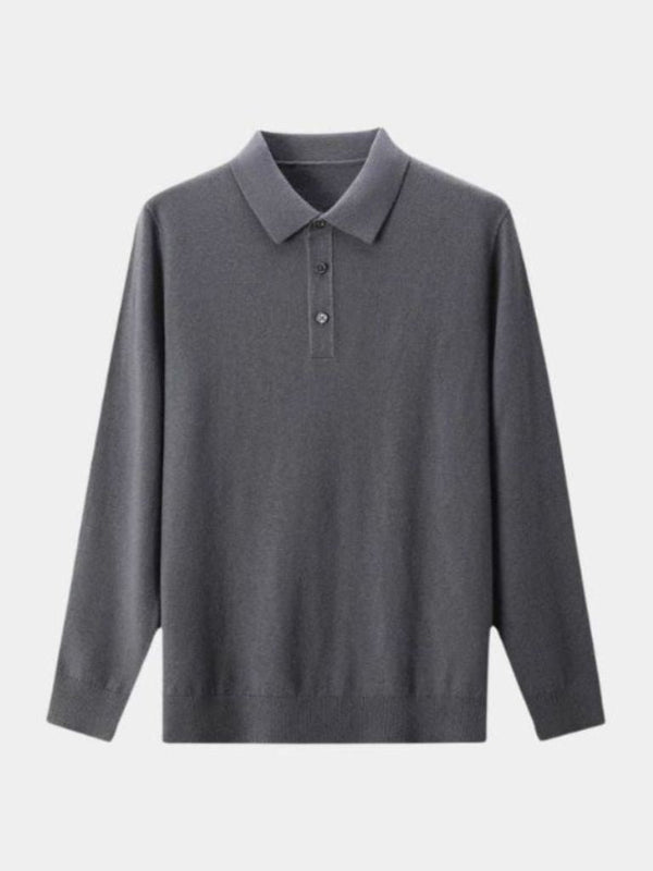 Adrian™ | Pullover de Lã com Botões