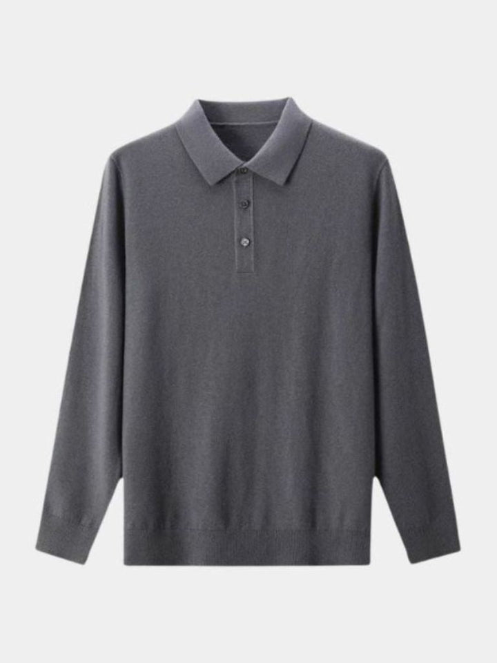 Adrian™ | Pullover de Lã com Botões