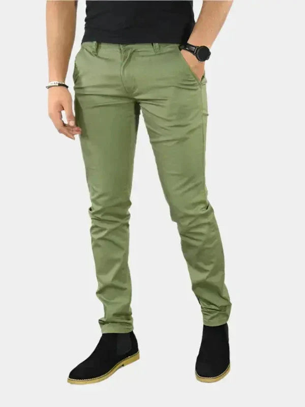 Daniel™ | Calças Slim Fit Essenciais