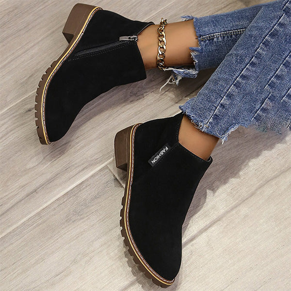 Emilia™ | Botas de inverno clássicas com salto baixo
