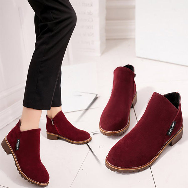 Emilia™ | Botas de inverno clássicas com salto baixo