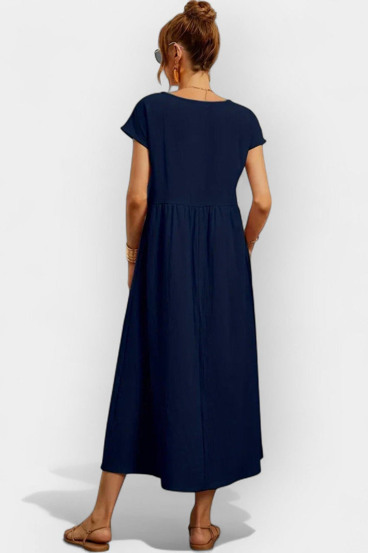 Eduarda | Vestido de Algodão Leve Vermelho