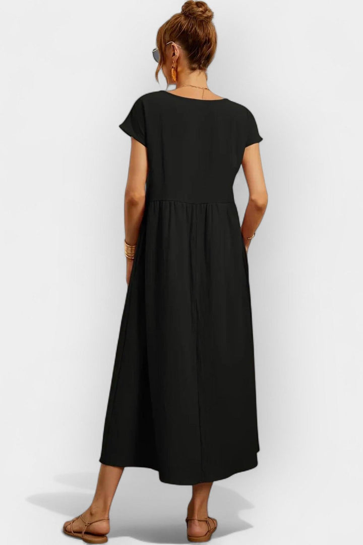 Eduarda | Vestido de Algodão Leve Vermelho