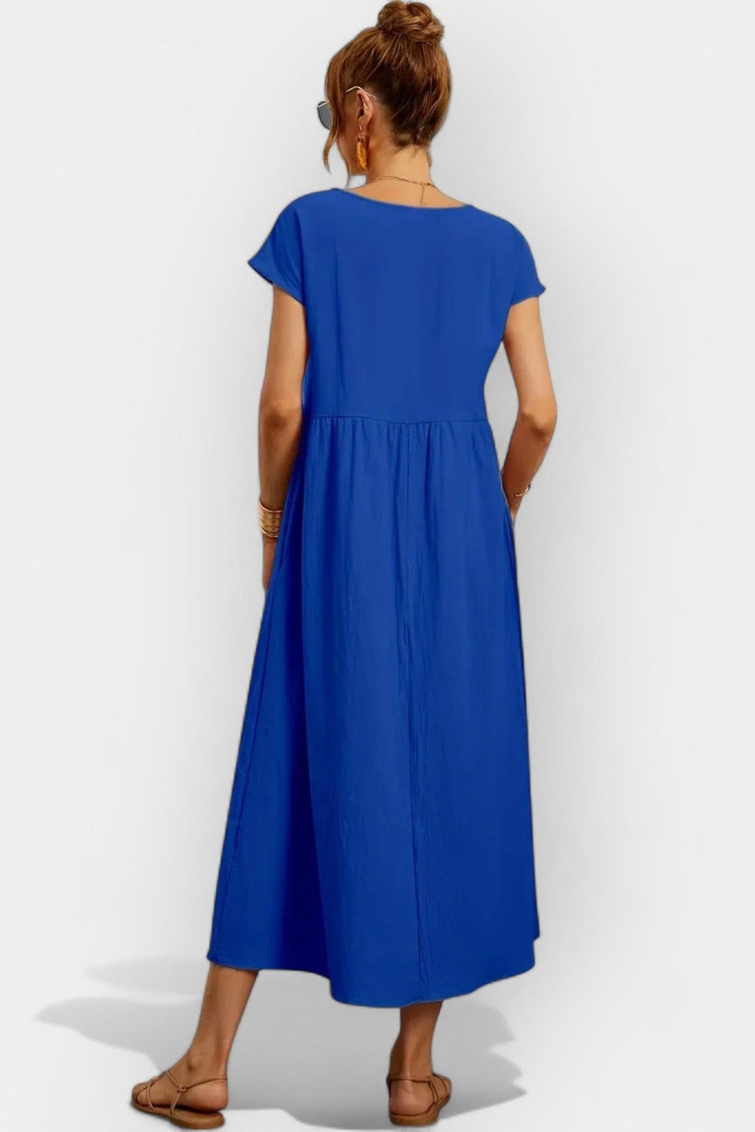 Eduarda | Vestido de Algodão Leve Vermelho