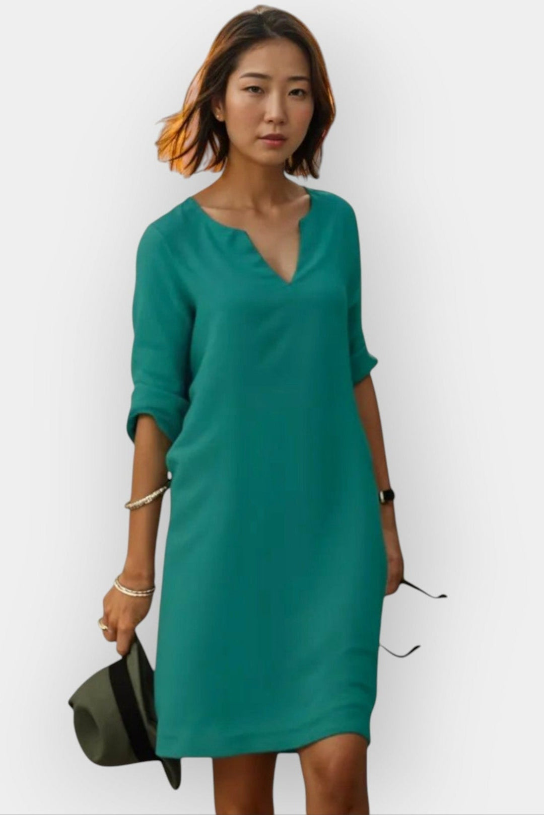 Luísa | Vestido Midi Vermelho de Verão