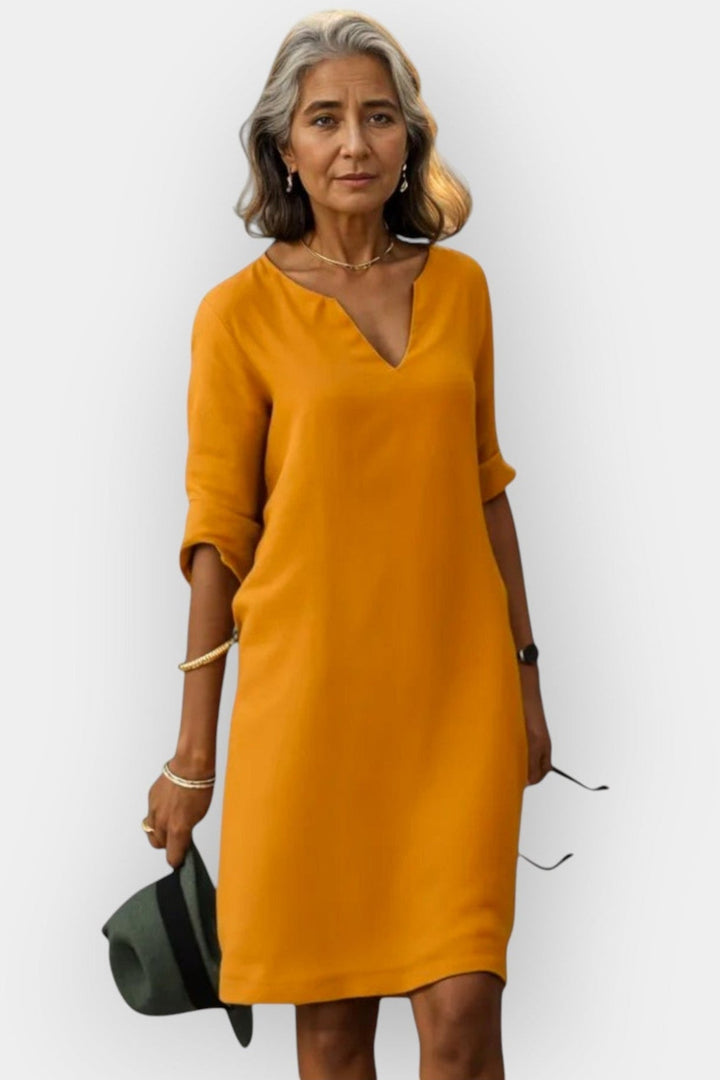 Luísa | Vestido Midi Vermelho de Verão