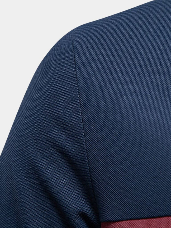 Niels™ | Polo Stribet Savanna