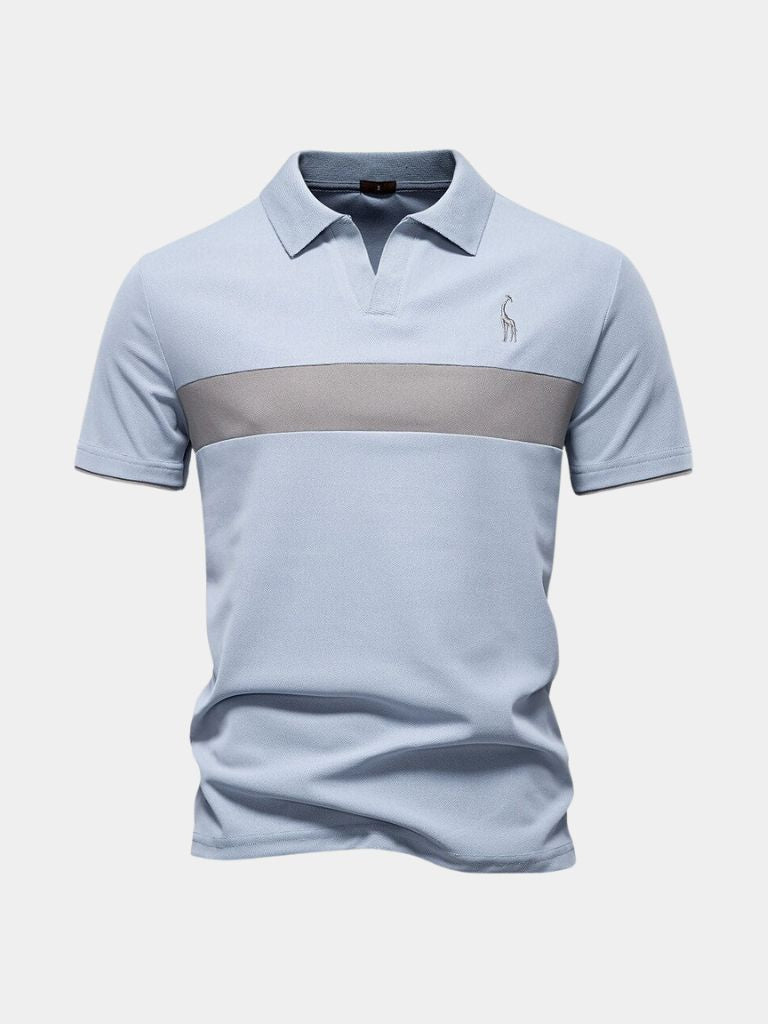 Niels™ | Polo Stribet Savanna