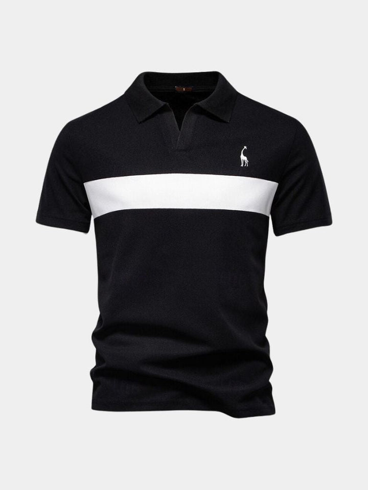 Niels™ | Polo Stribet Savanna
