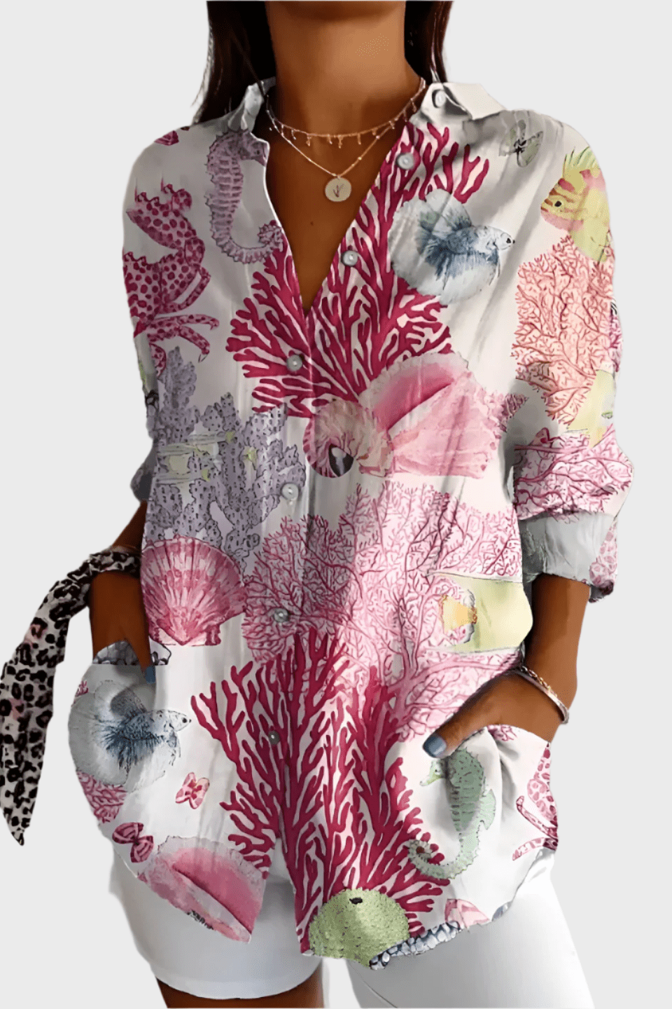 Rosa | Camisa estampada