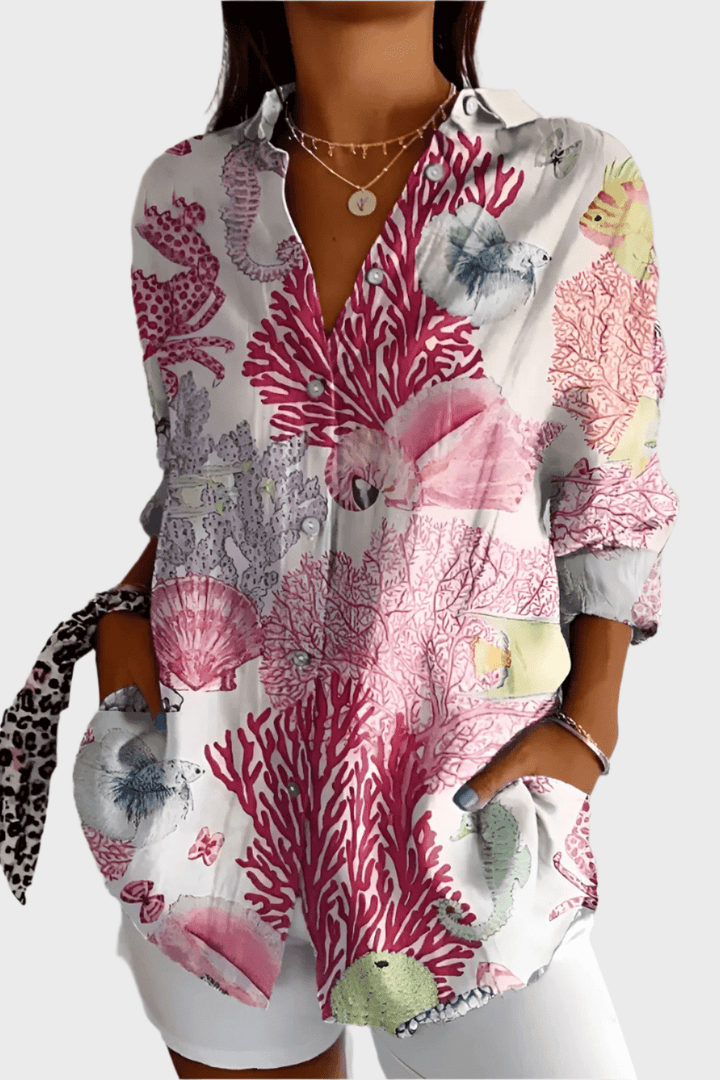 Rosa | Camisa estampada
