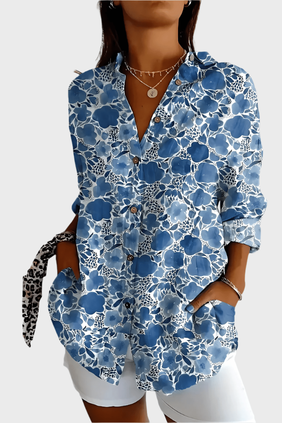 Rosa | Camisa estampada