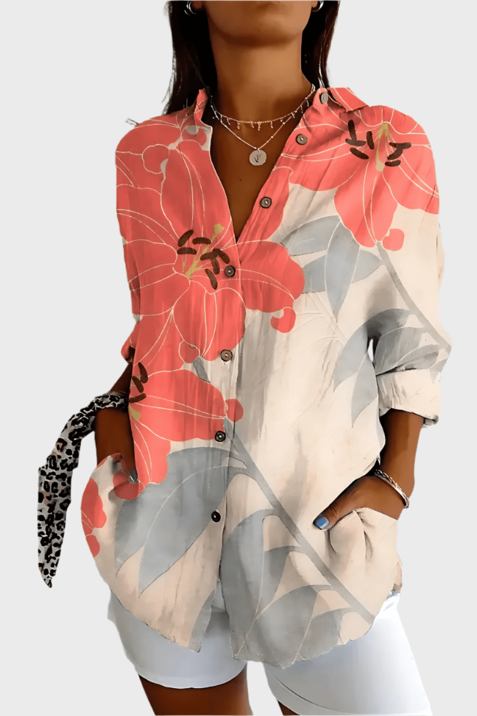 Rosa | Camisa estampada