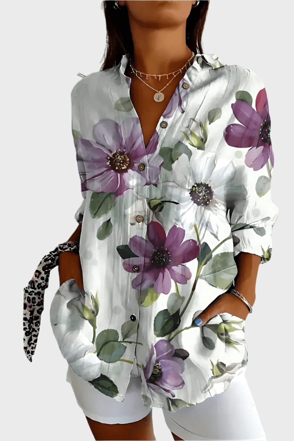 Rosa | Camisa estampada