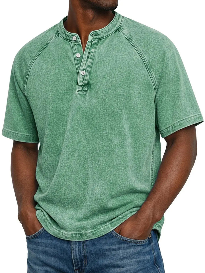 Pedro - Camisa Vintage Masculina com Botões