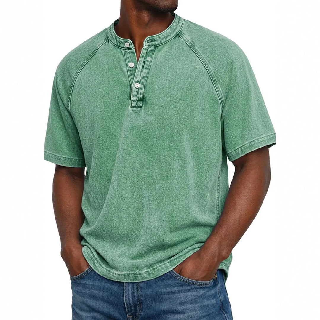 Pedro - Camisa Vintage Masculina com Botões