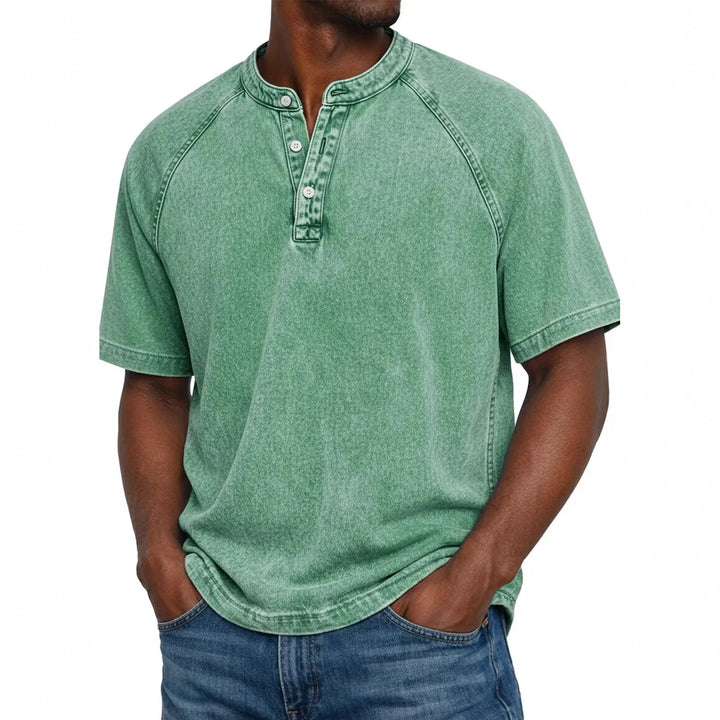 Pedro - Camisa Vintage Masculina com Botões