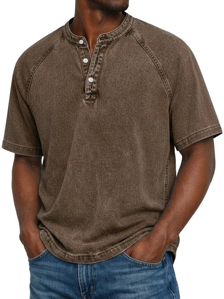 Pedro - Camisa Vintage Masculina com Botões