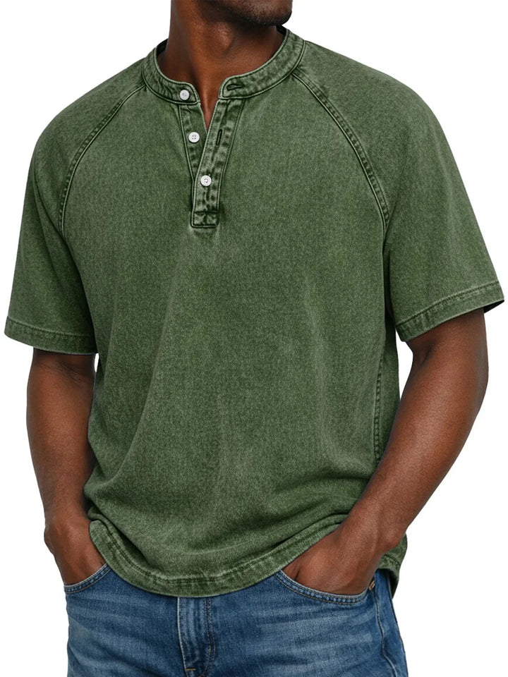 Pedro - Camisa Vintage Masculina com Botões