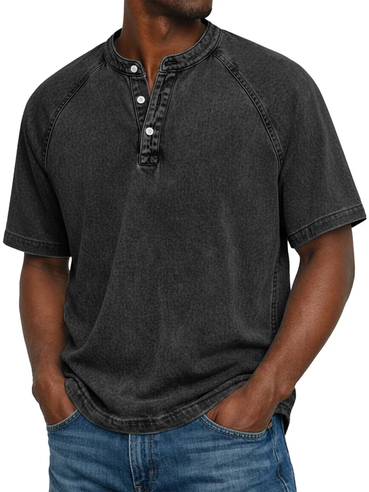 Pedro - Camisa Vintage Masculina com Botões