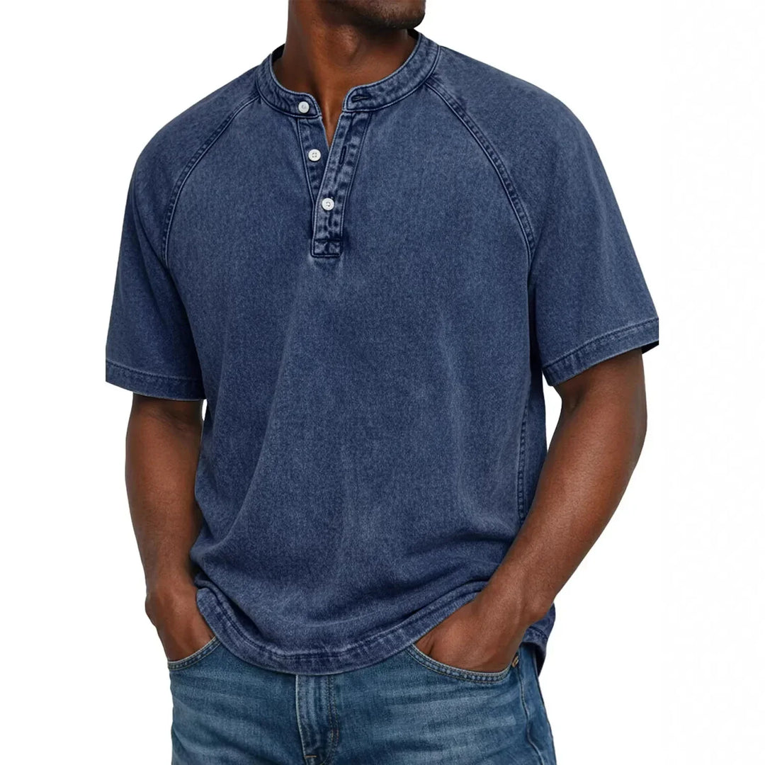 Pedro - Camisa Vintage Masculina com Botões