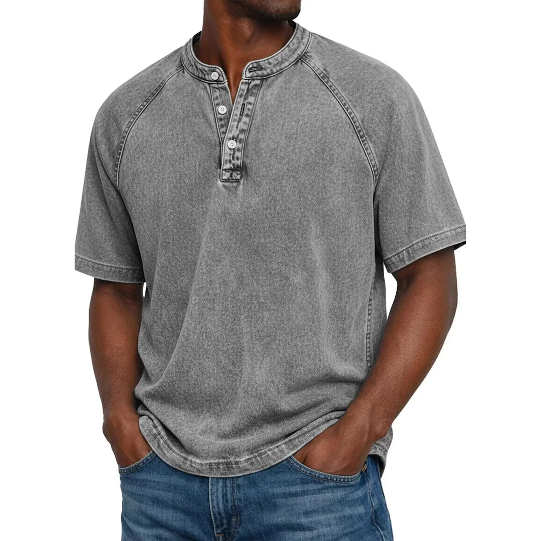 Pedro - Camisa Vintage Masculina com Botões