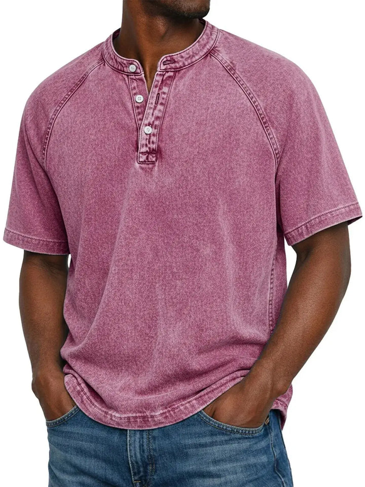 Pedro - Camisa Vintage Masculina com Botões