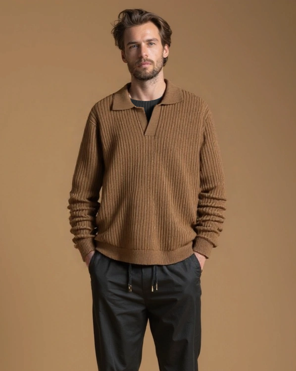 Thomas™ | Cardigan em Bloco de Cor