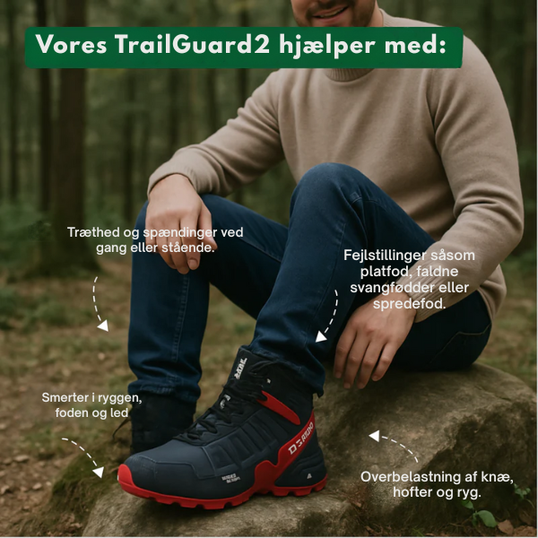 TrailGuard™ 2.0 | Bota outdoor ortopédica, impermeável
