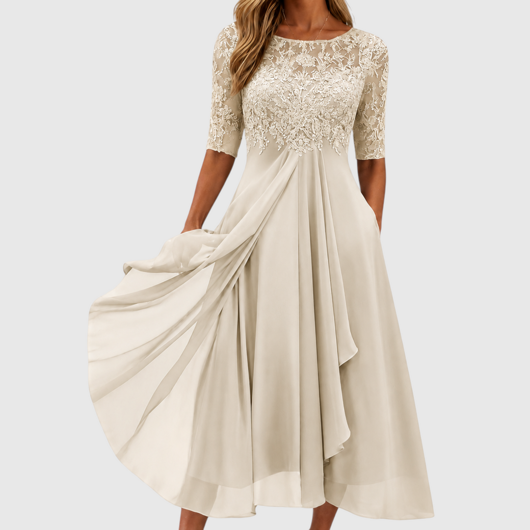 Maria - Vestido Elegante para Ocasiões Especiais