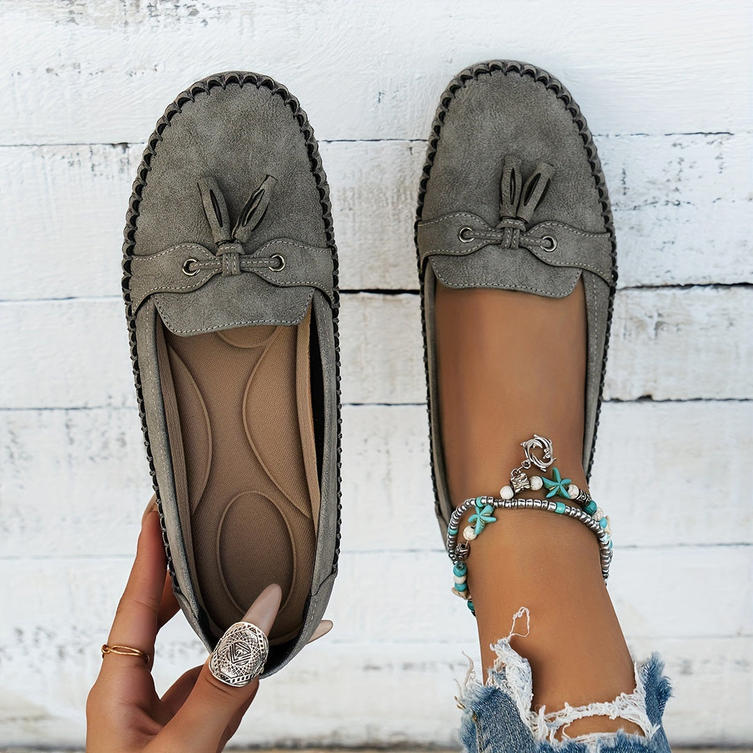 Nadine - Mocassins Clássicos com Detalhe de Franja