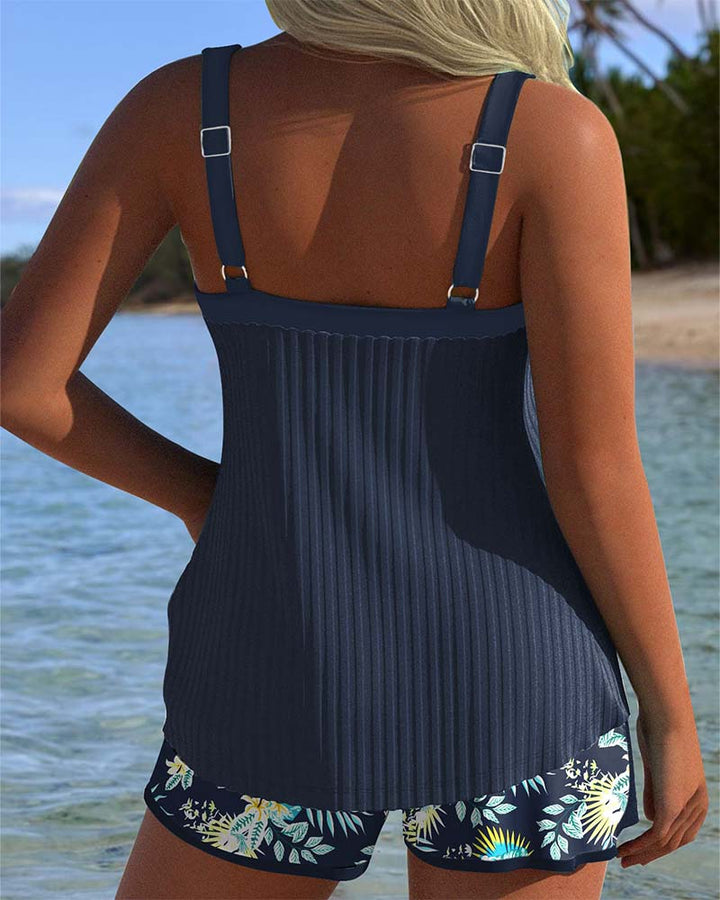 Paula - Conjunto de praia às riscas