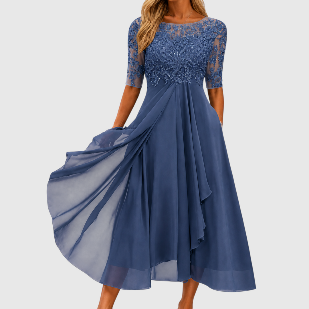 Maria - Vestido Elegante para Ocasiões Especiais