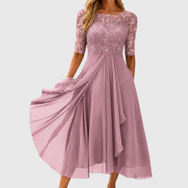 Maria - Vestido Elegante para Ocasiões Especiais